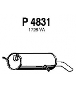 FENNO STEEL - P4831 - Глушитель CITROEN C4 2.0 04- / PEUGEOT 307 2.0 00-